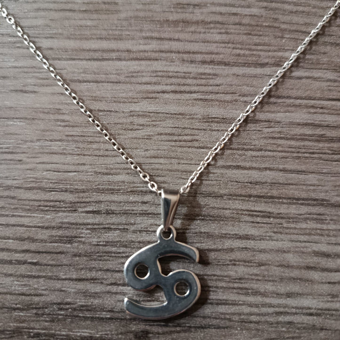 Collar acero Cancer