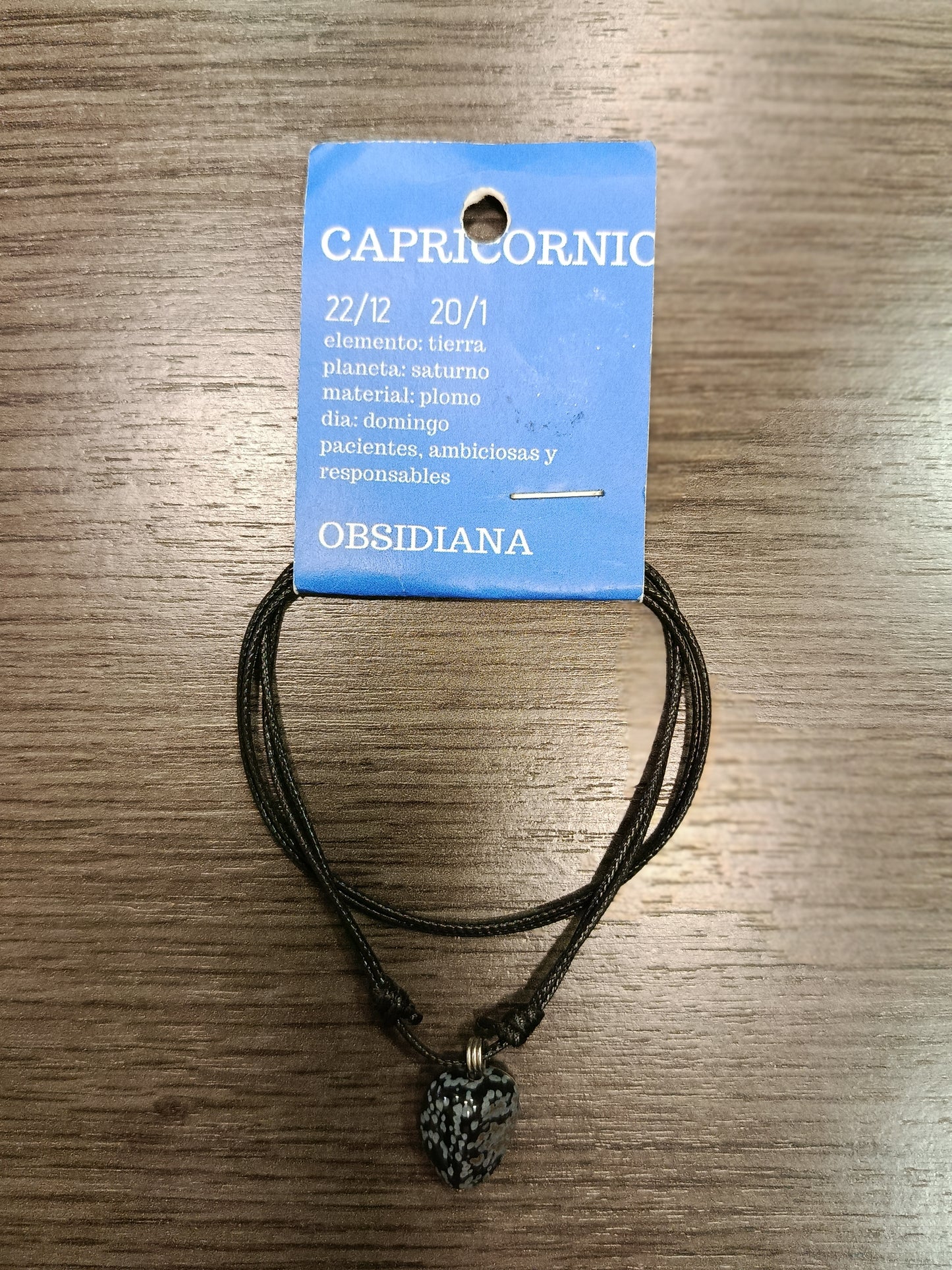 Colgante piedra signo Capricornio