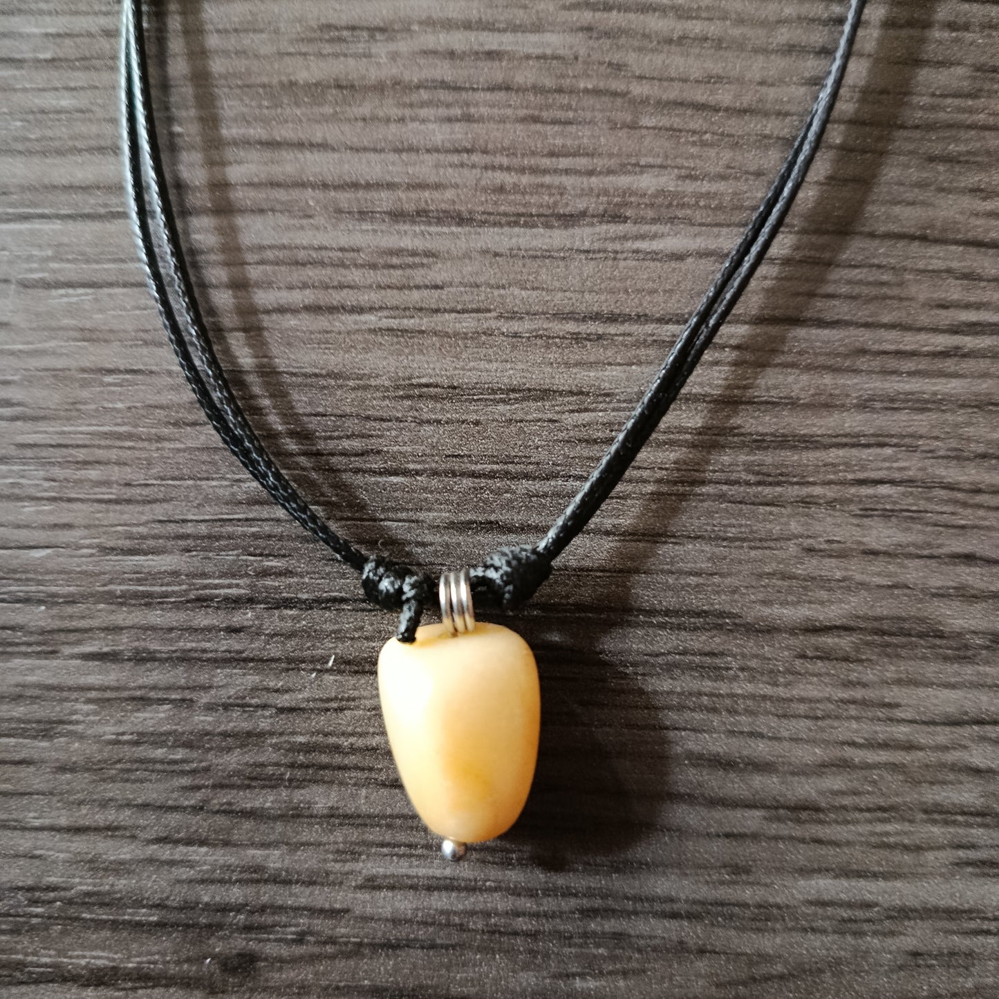 Collar piedra Calcita naranja