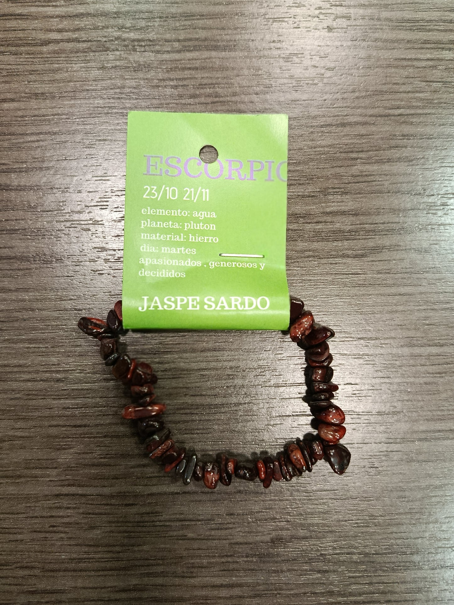 Pulsera chips Escorpio