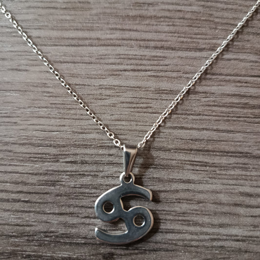 Collar acero Cancer