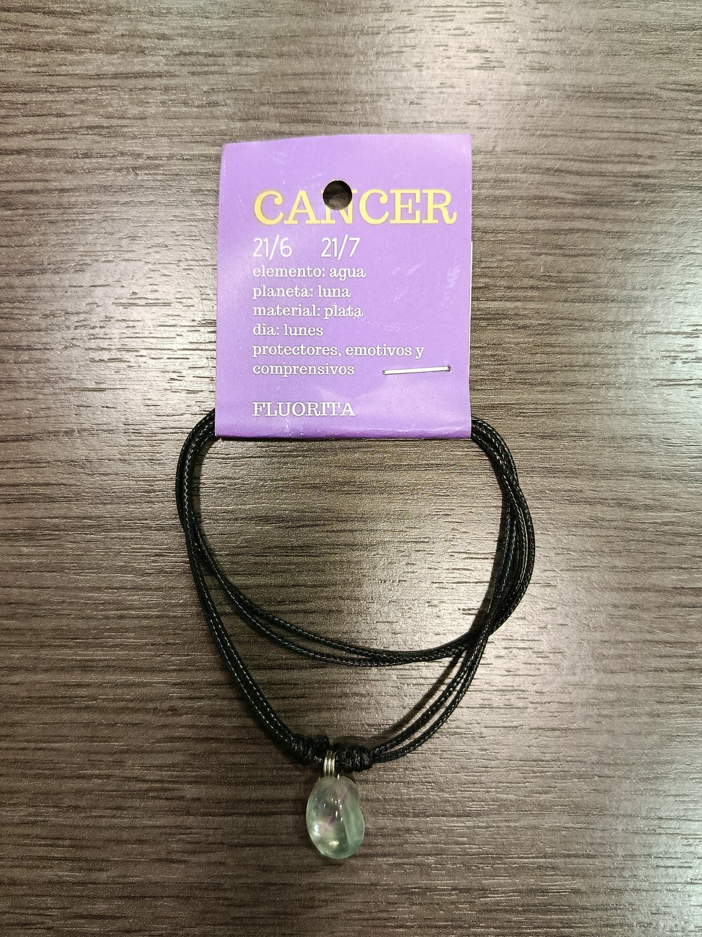 Colgante piedra signo Cancer