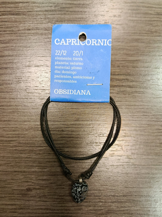 Colgante piedra signo Capricornio