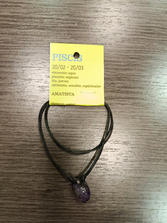 Colgante piedra signo Piscis
