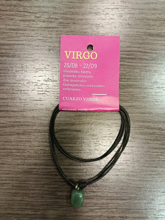 Colgante piedra signo Virgo