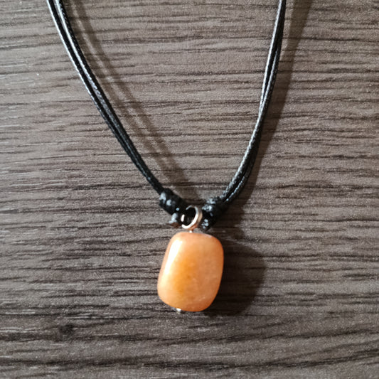 Collar piedra Aventurina rosa