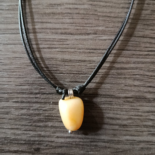 Collar piedra Calcita naranja