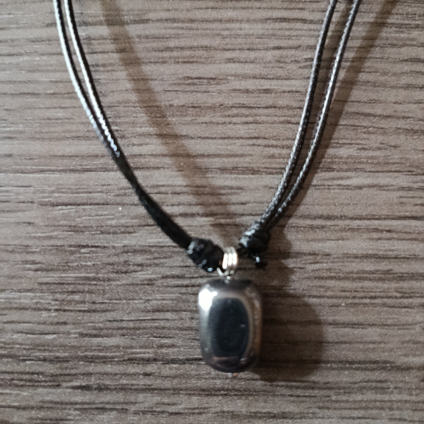 Collar piedra Hematite