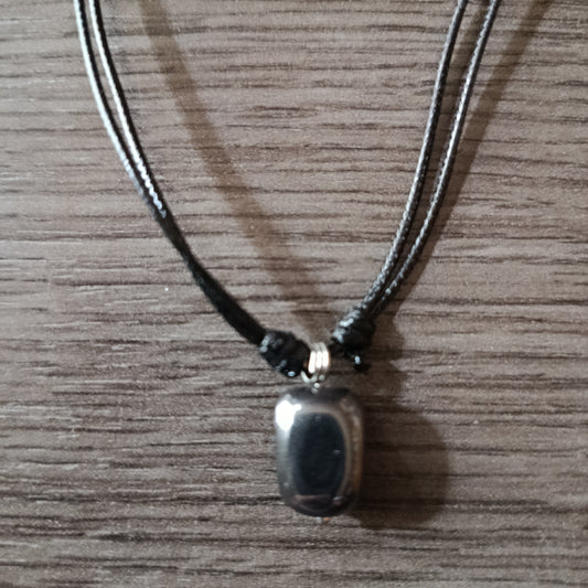 Collar piedra Hematite