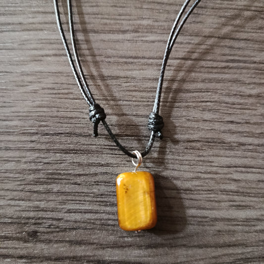 Collar piedra Ojo de Tigre