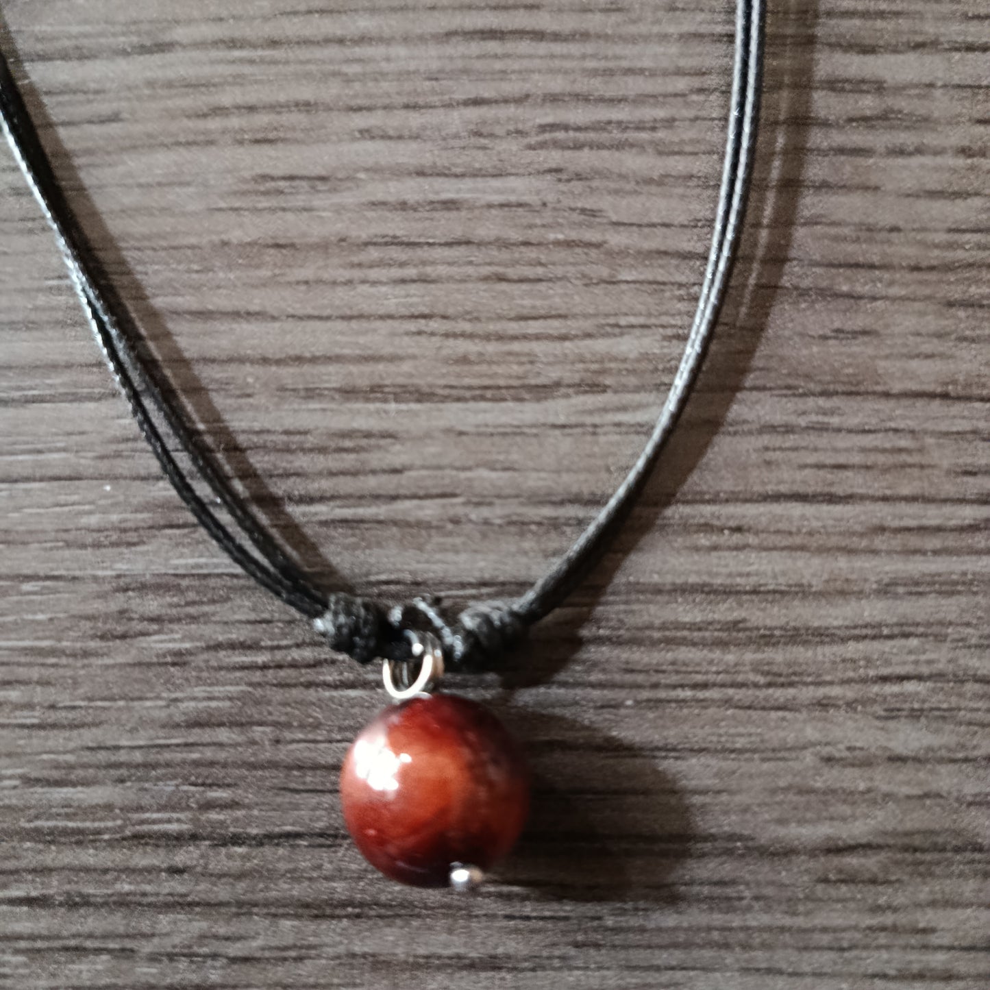 Collar piedra Ojo Buey