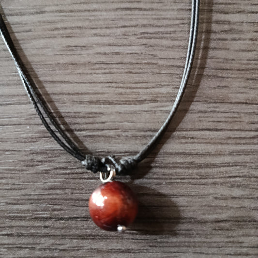 Collar piedra Ojo Buey