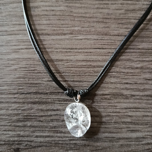 Collar piedra Cuarzo Transparente