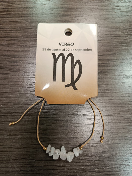 Pulsera cordón chips Virgo