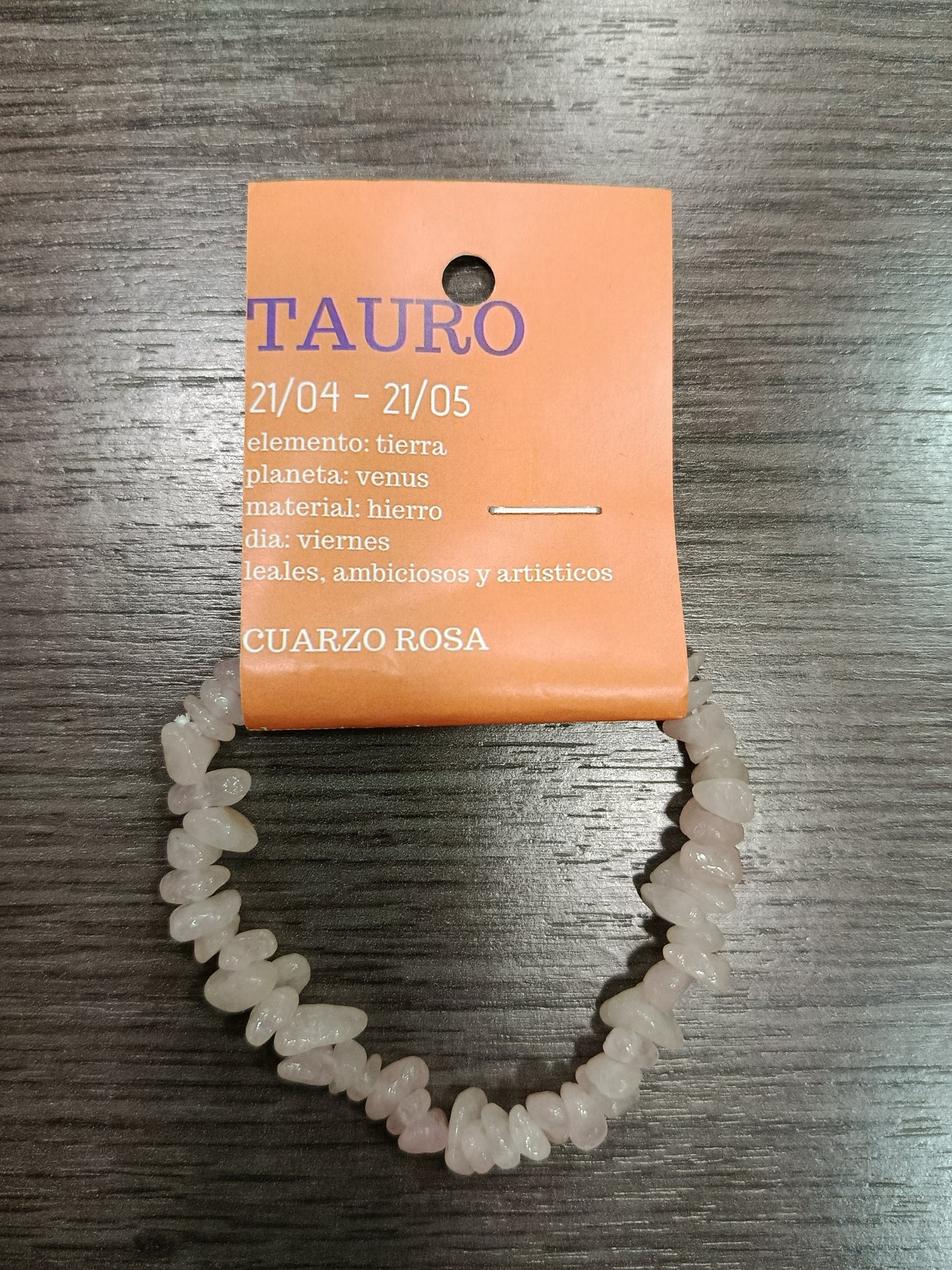 Pulsera chips Tauro