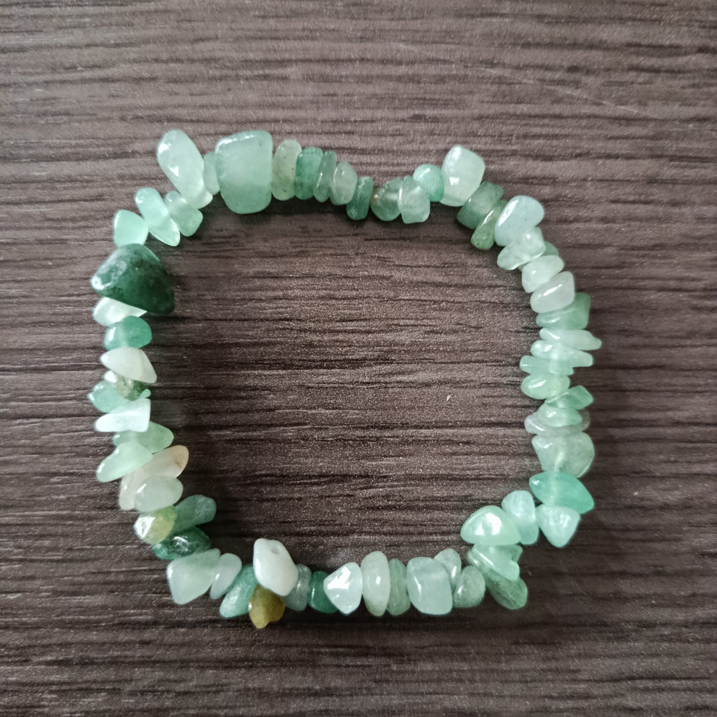 Pulsera chips Aventurina Verde