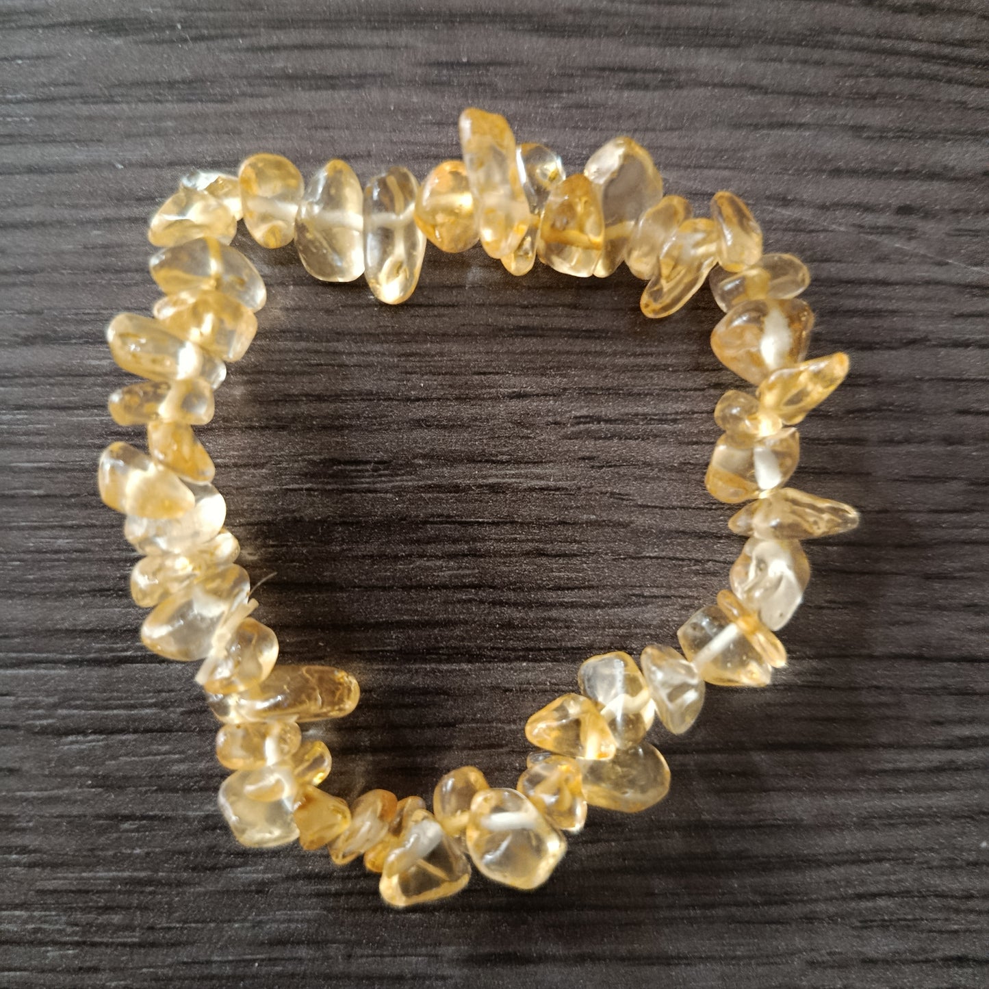 Pulsera chips Citrino