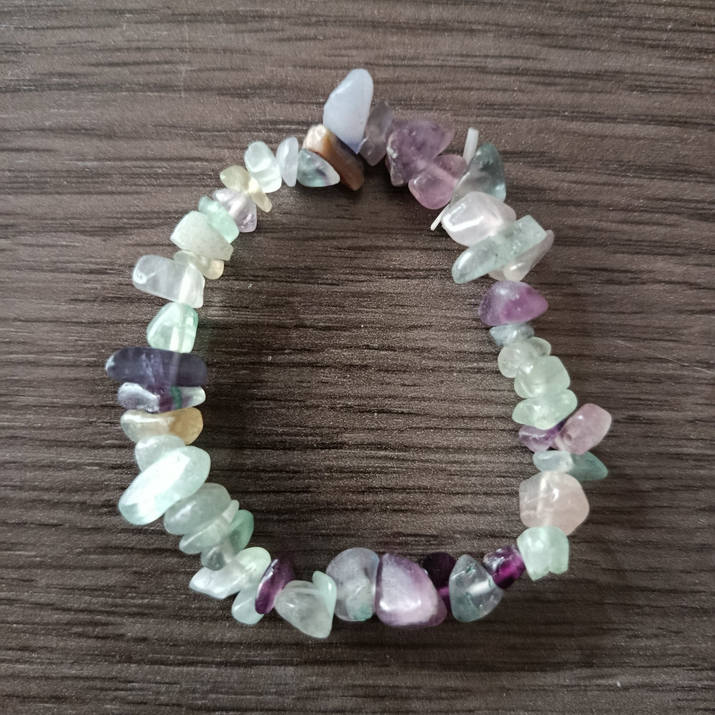 pulsera chips Fluorita