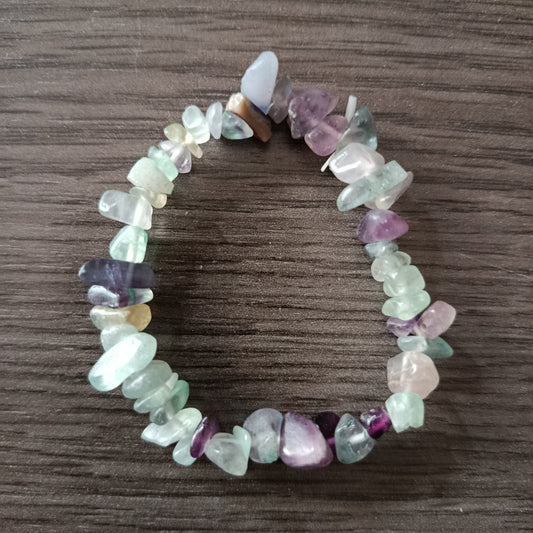 pulsera chips Fluorita