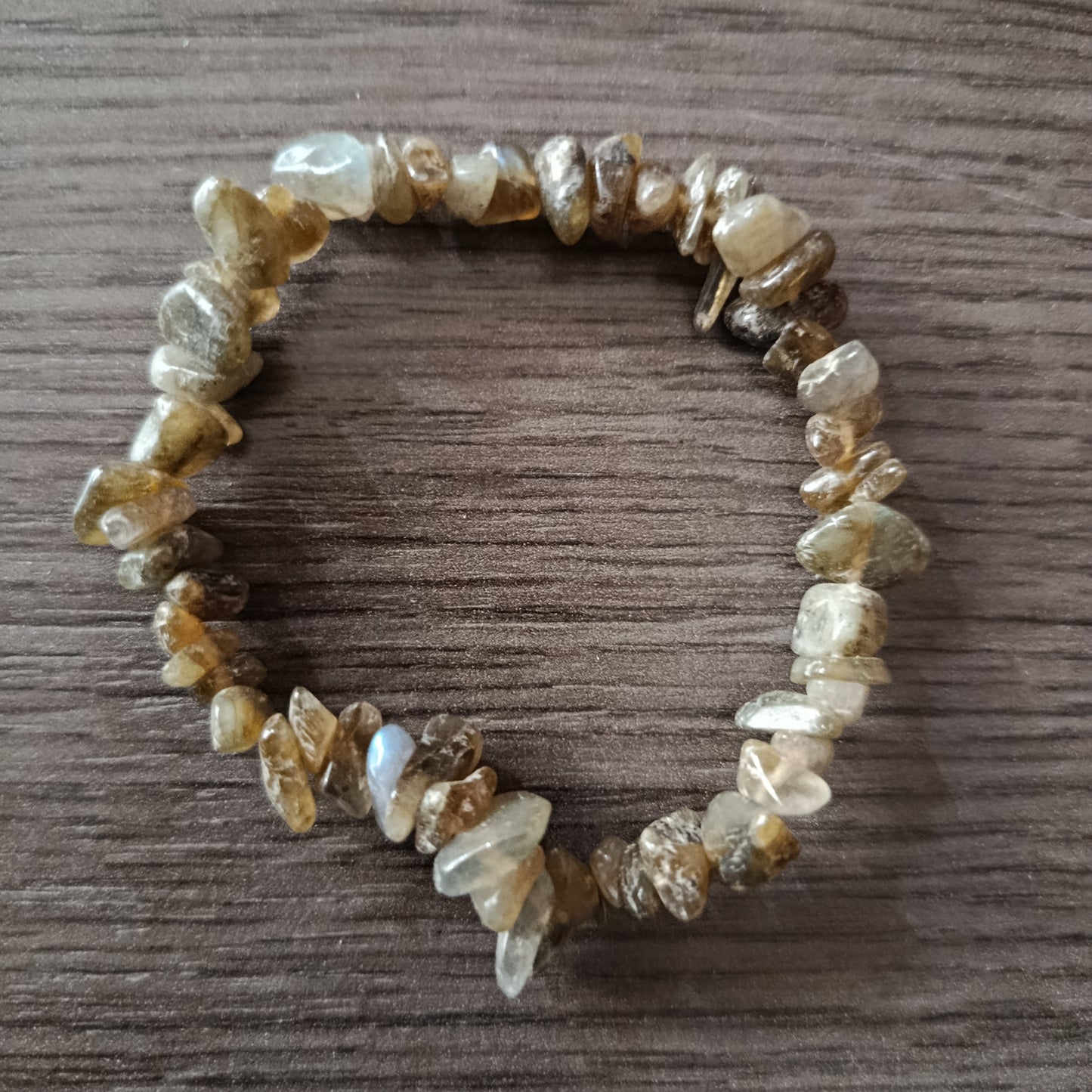 Pulsera chips Labradorita