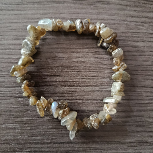 Pulsera chips Labradorita
