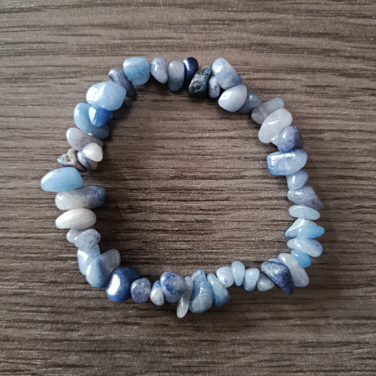 Pulsera chips Sodalita