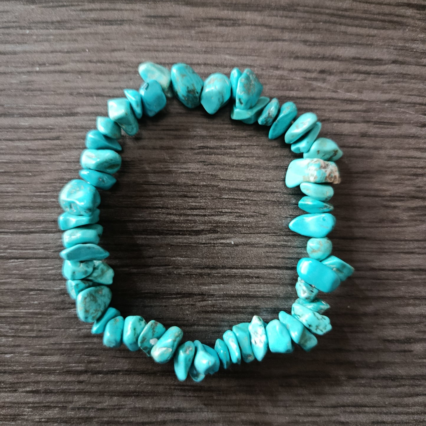 Pulsera chips Turquesa
