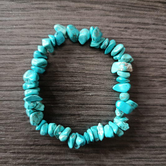 Pulsera chips Turquesa