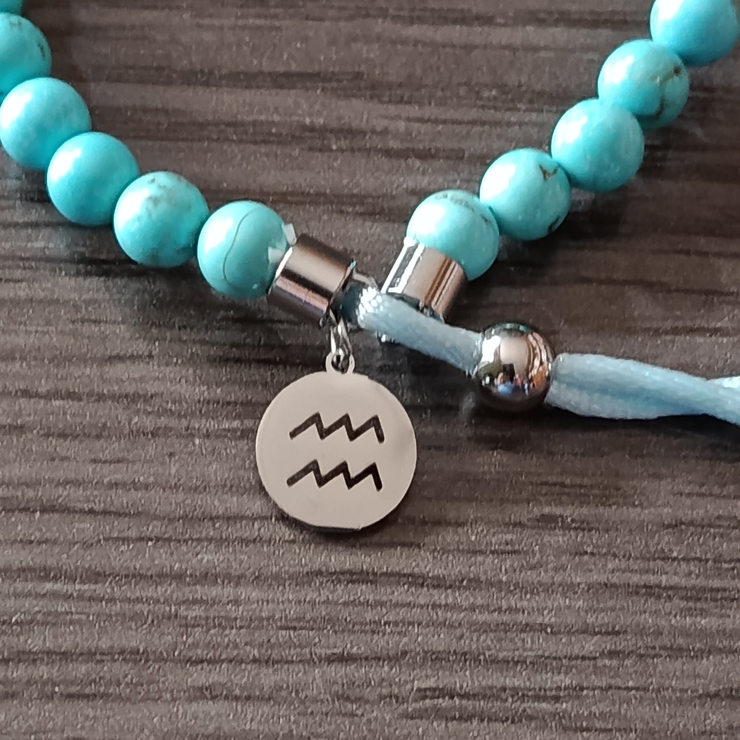 Pulsera dije signo zodiaco Acuario