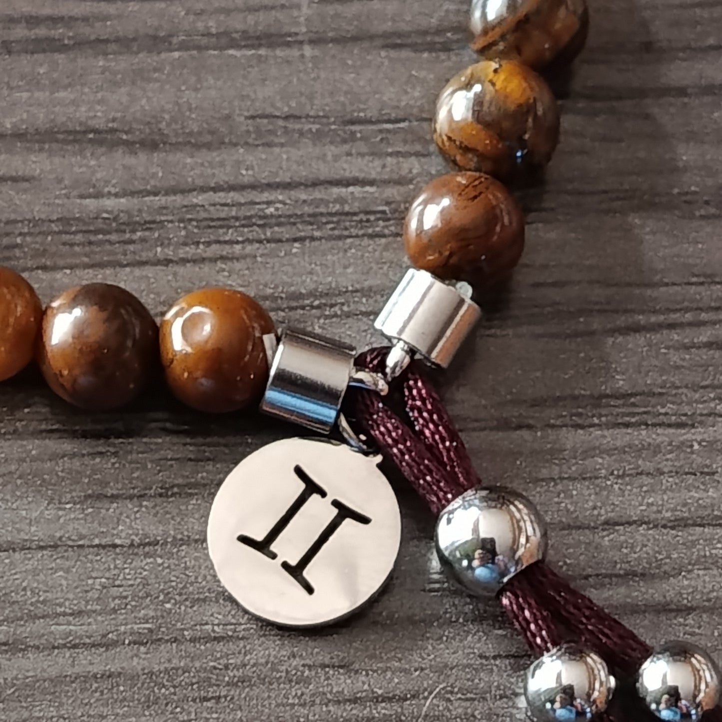 Pulsera dije signo zodiaco Geminis