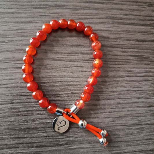 Pulsera dije signo zodiaco Leo